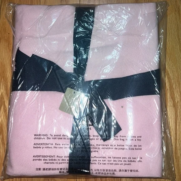 NWT -J. Crew Home Solid 100% Cashmere Throw - Pink - Picture 3 of 3